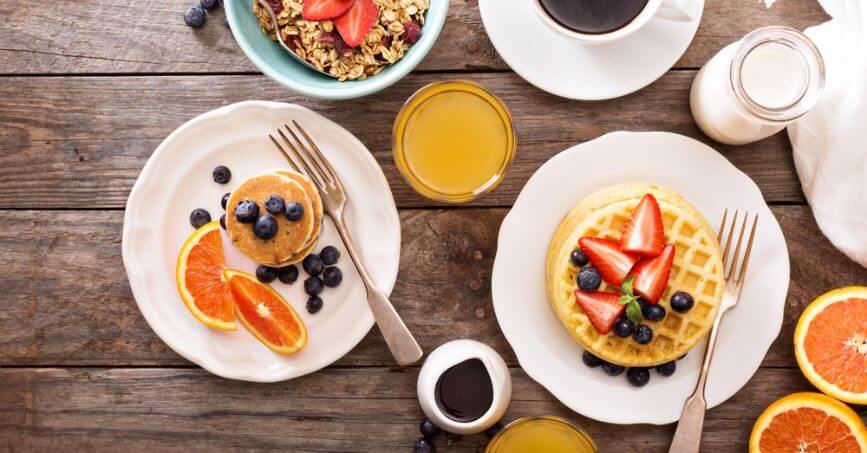 ăn sáng giảm cân như một vị vua 